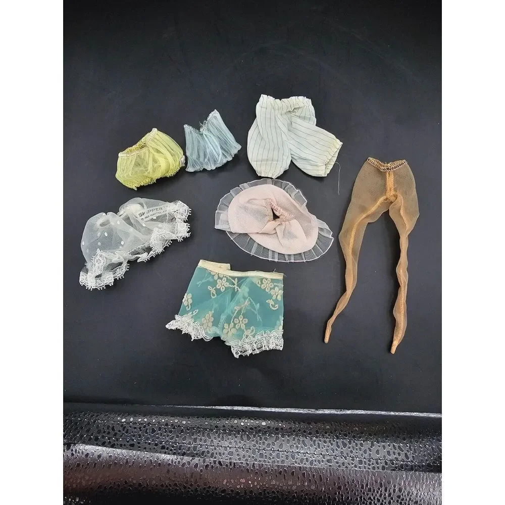 Vintage Barbie Undergarments Assortment 1960 1970 8pc with‎ Booklet